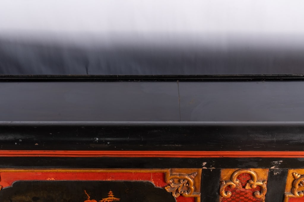 20TH C. CHINOISERIE BAR COUNTER - 5