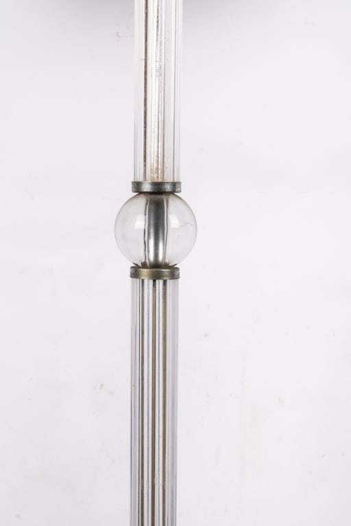 VINTAGE LUCITE & GLASS FLOOR LAMP - 4