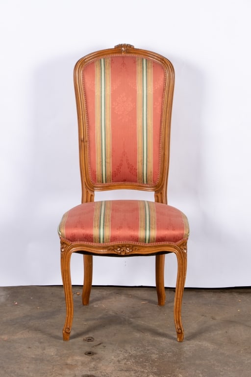 SET OF 6 FRENCH LOUIS XV STYLE DINING CHAIRS - 4