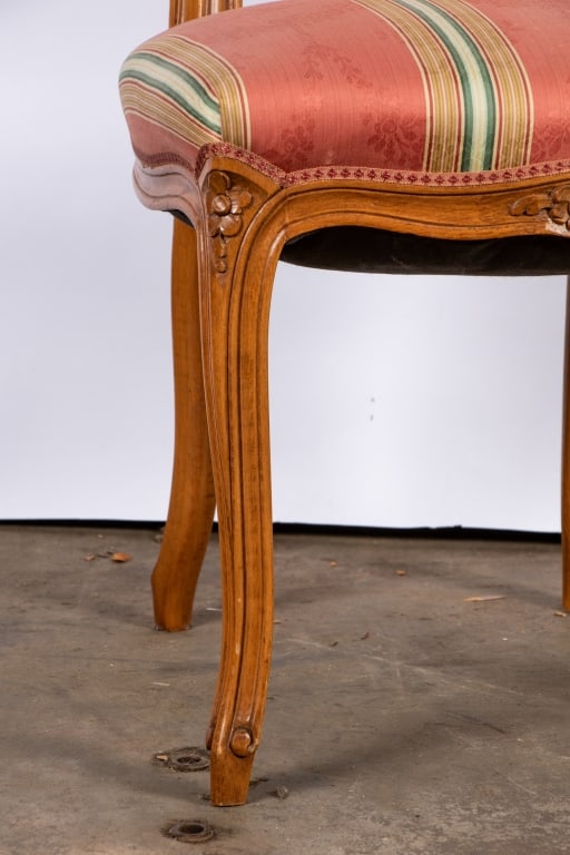 SET OF 6 FRENCH LOUIS XV STYLE DINING CHAIRS - 9