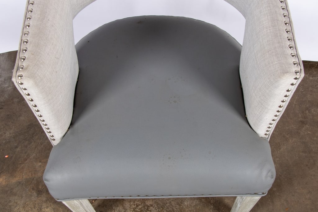 PAIR OF CONTEMPORARY ACCENT CHAIRS - 7