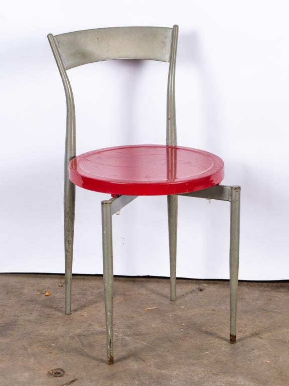 SET OF 6 MODERN INDUSTRIAL DINING CHAIRS - 5
