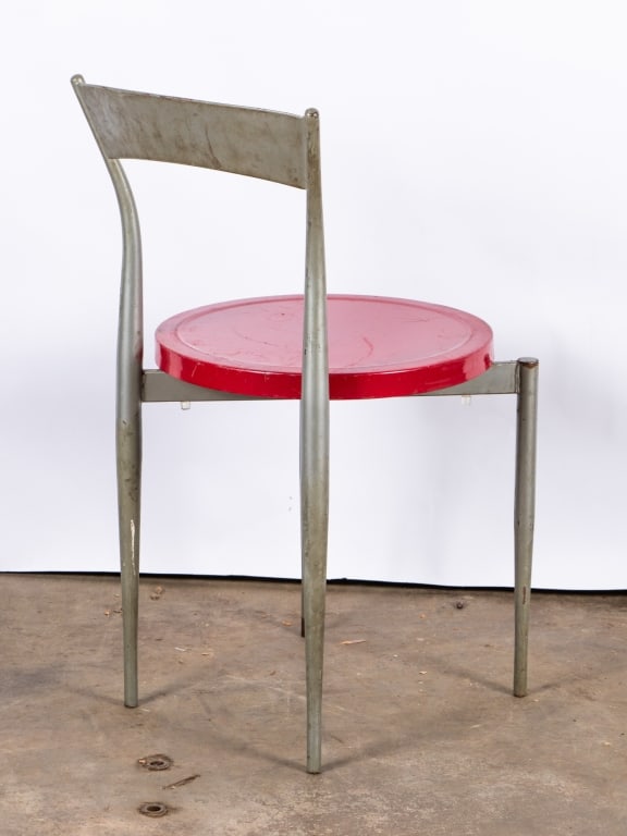 SET OF 6 MODERN INDUSTRIAL DINING CHAIRS - 6
