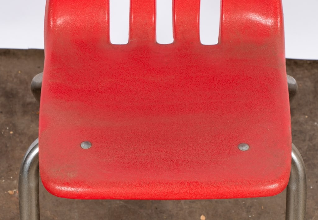 SET OF 4 VITCO PLASTIC SCHOOL CHAIRS - 5