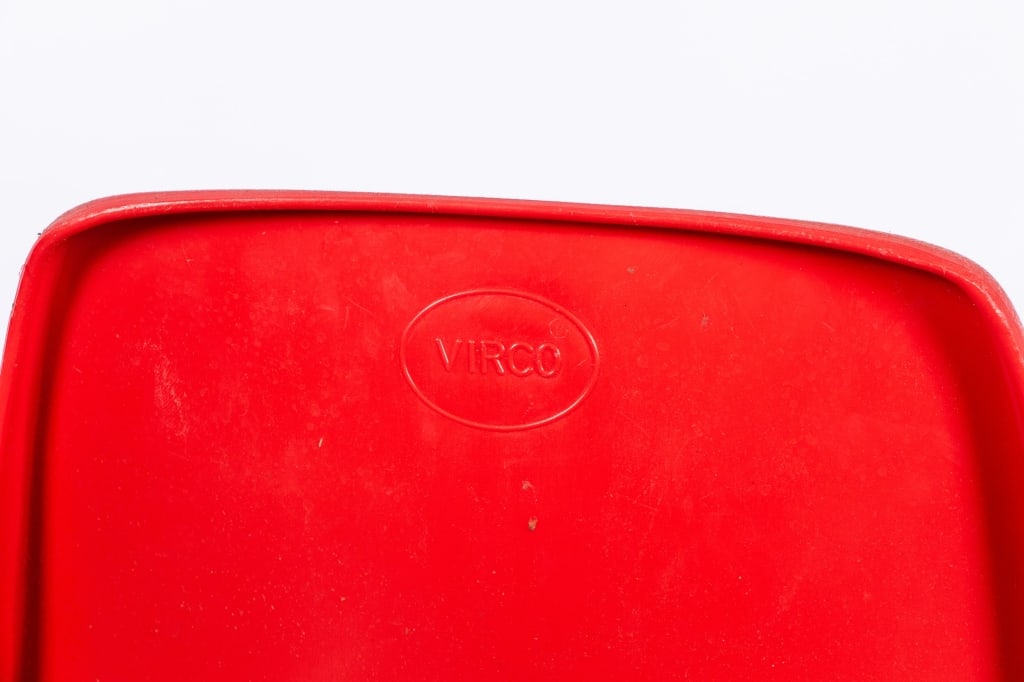 SET OF 4 VITCO PLASTIC SCHOOL CHAIRS - 6