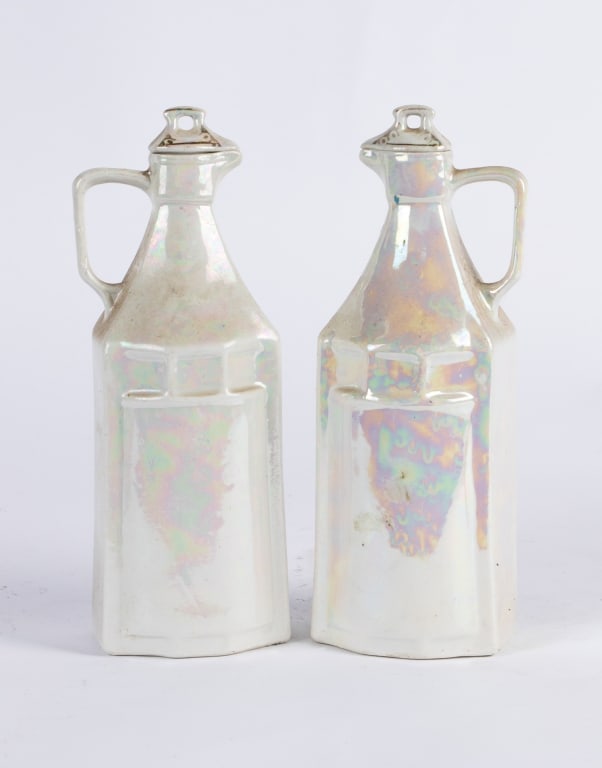 7-PIECE VINTAGE LUSTERWARE STORAGE SET - 5