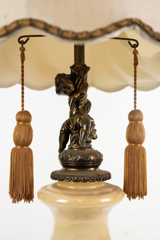 CARL FALKENSTEIN STYLE MONUMENTAL GLASS TABLE LAMP - 3
