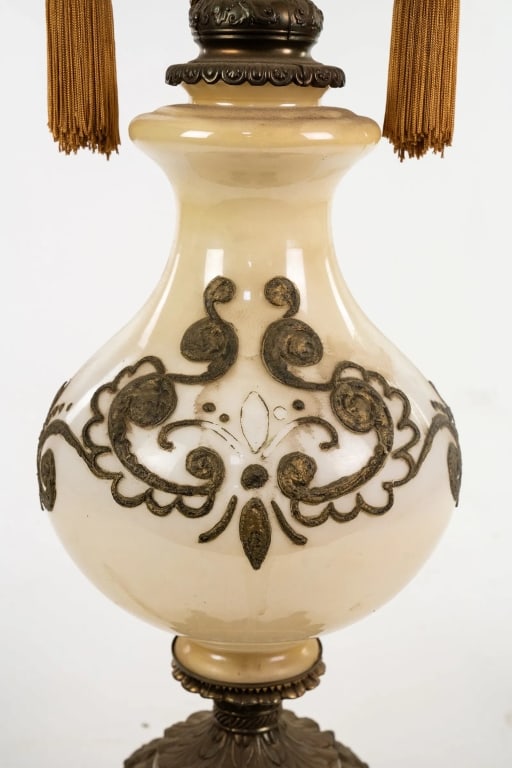 CARL FALKENSTEIN STYLE MONUMENTAL GLASS TABLE LAMP - 4