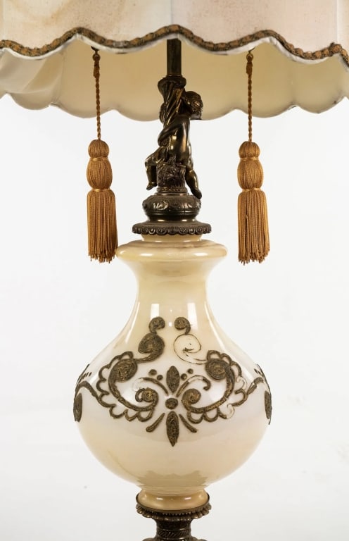 CARL FALKENSTEIN STYLE MONUMENTAL GLASS TABLE LAMP - 5