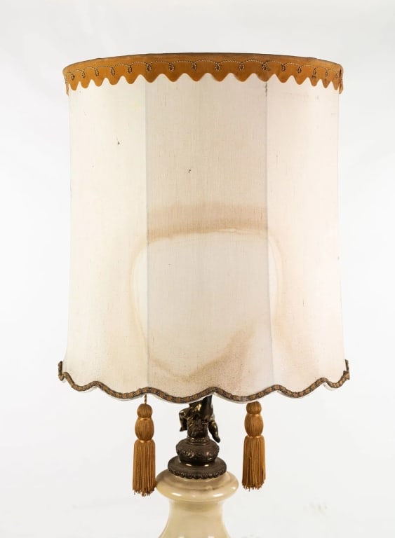 CARL FALKENSTEIN STYLE MONUMENTAL GLASS TABLE LAMP - 8