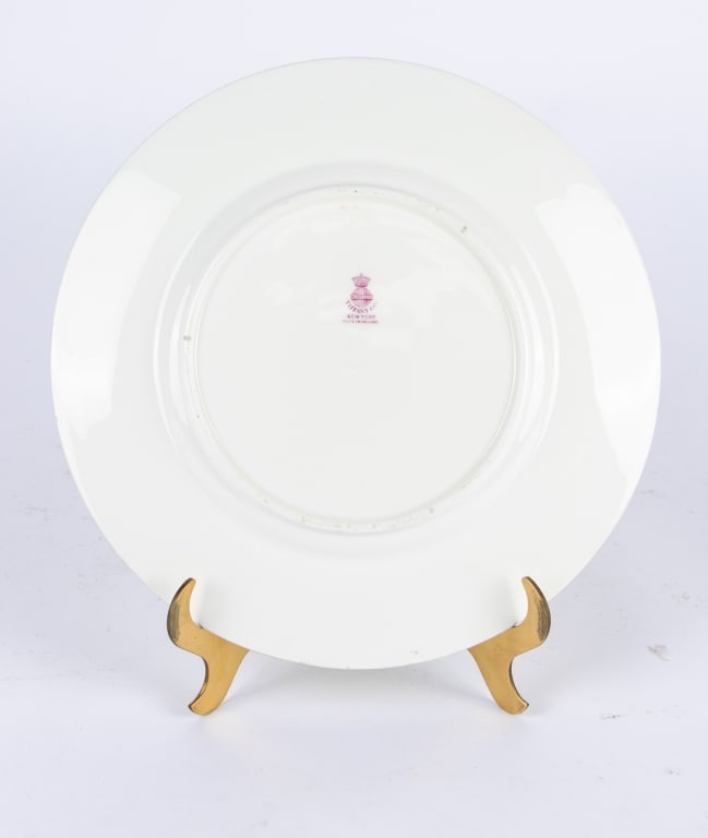 SET OF 12 MINTON PORCELAIN SERVICE PLATES - 6