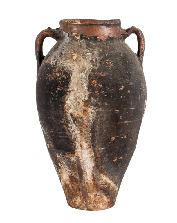 VINTAGE TURKISH TERRACOTTA AMPHORA VASE (1 of 6)