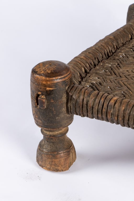 ANTIQUE SWAT VALLEY LOW CHAIR - 7