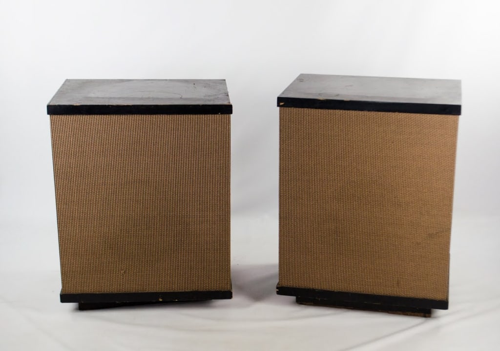 PAIR OF VINTAGE SPEAKERS - 2