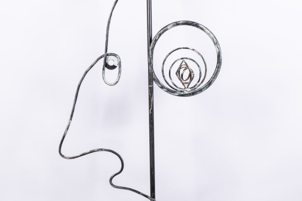 HADDAD ABSTRACT FIGURAL FLOOR LAMP - 2