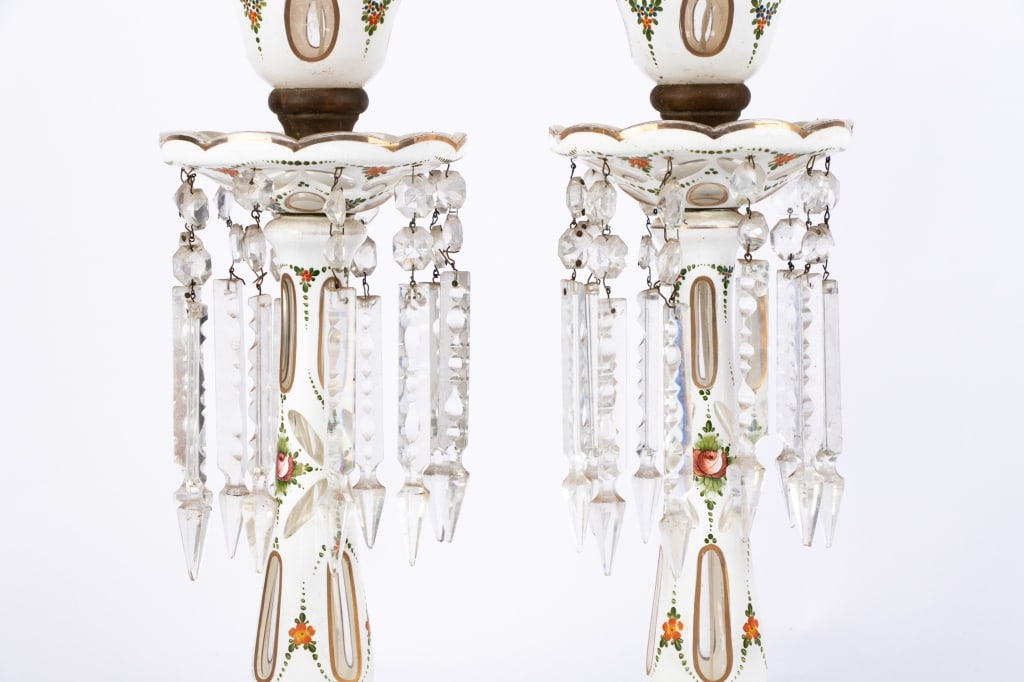 PAIR OF DUTCH STYLE CANDLESTICK LAMPS - 3