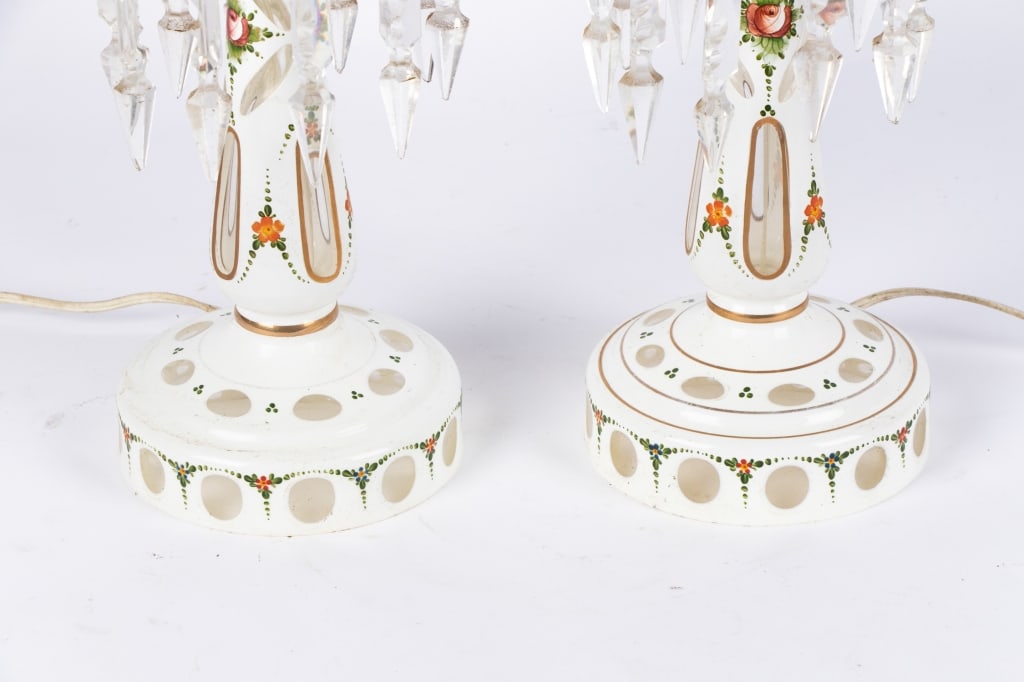 PAIR OF DUTCH STYLE CANDLESTICK LAMPS - 4