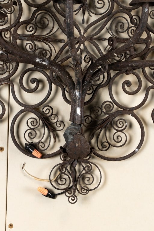 20TH CENTURY ITALIAN BOW BACK GOLD PAINTED SCONCE - 7