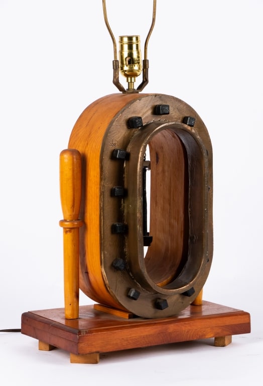 VINTAGE NAUTICAL TABLE LAMP - 4