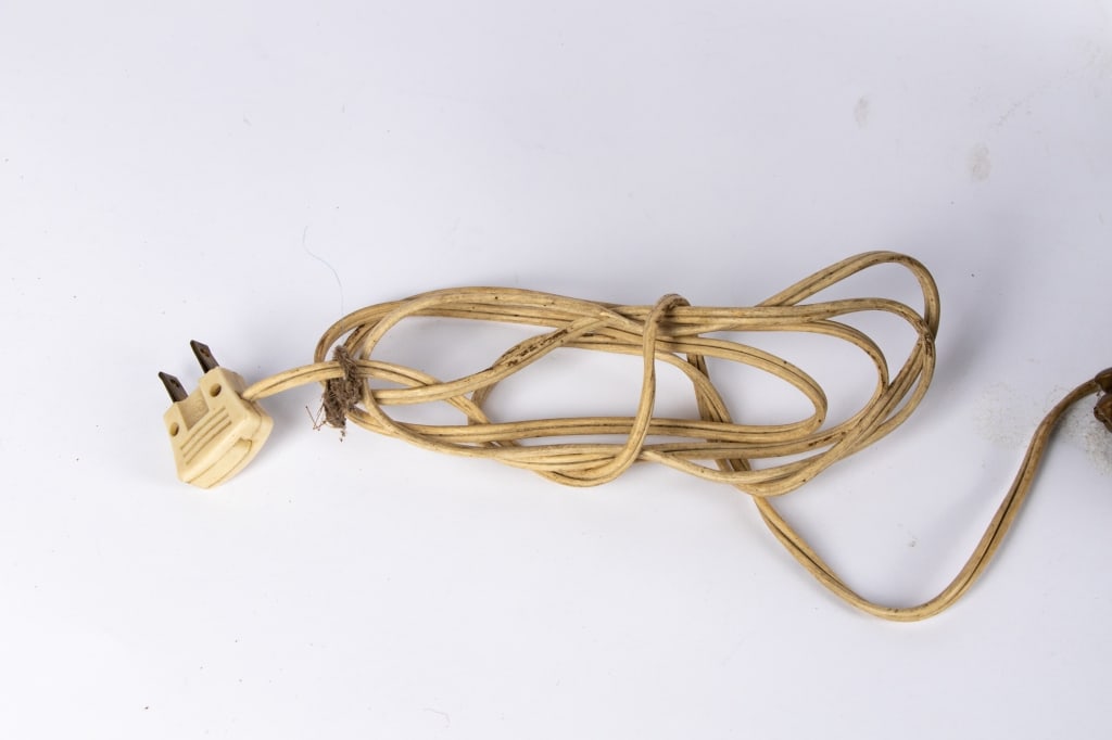 PAIR OF FIGURAL ELECTRIFIED OIL LAMPS - 10