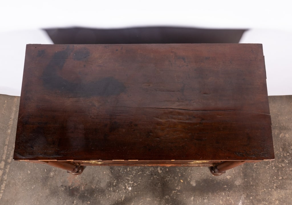19TH C. MAHOGANY CHEST OF DRAWERS - 6