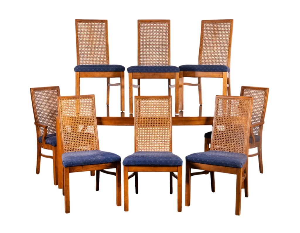 BERNHARDT FURNITURE DINING TABLE & 8 CHAIRS (1 of 7)