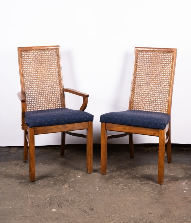 BERNHARDT FURNITURE DINING TABLE & 8 CHAIRS - 4