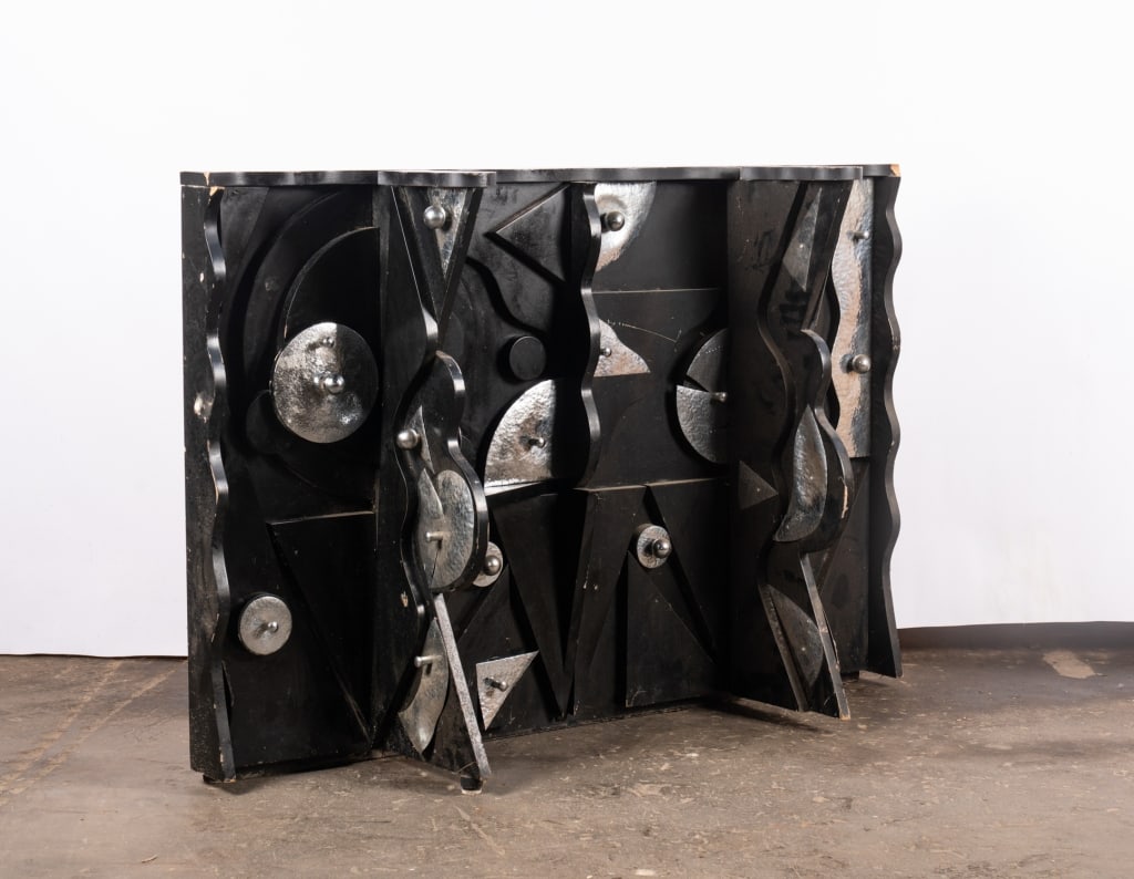 BRUTALIST MIXED MEDIA SCULPTURE - 2