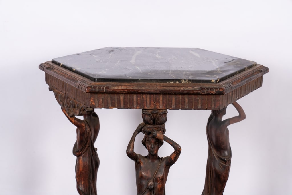 19TH C. ITALIAN FIGURAL ACCENT TABLE - 2