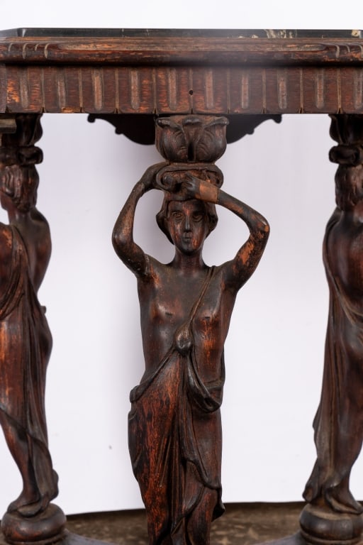 19TH C. ITALIAN FIGURAL ACCENT TABLE - 4