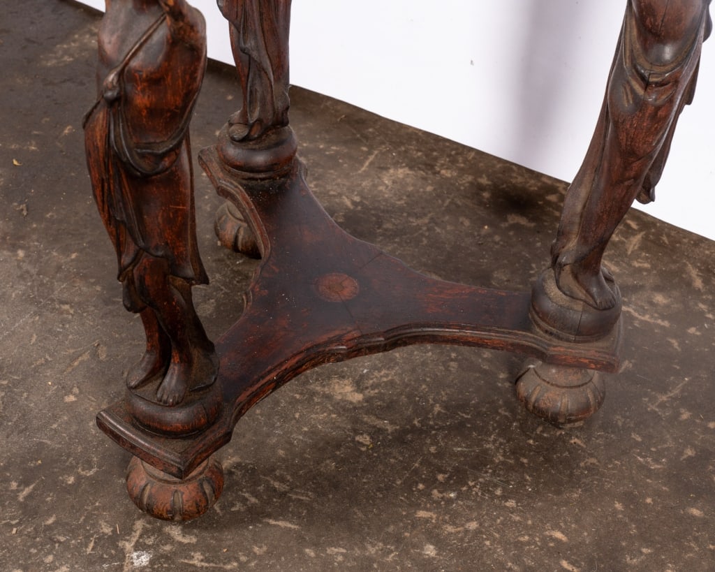 19TH C. ITALIAN FIGURAL ACCENT TABLE - 5