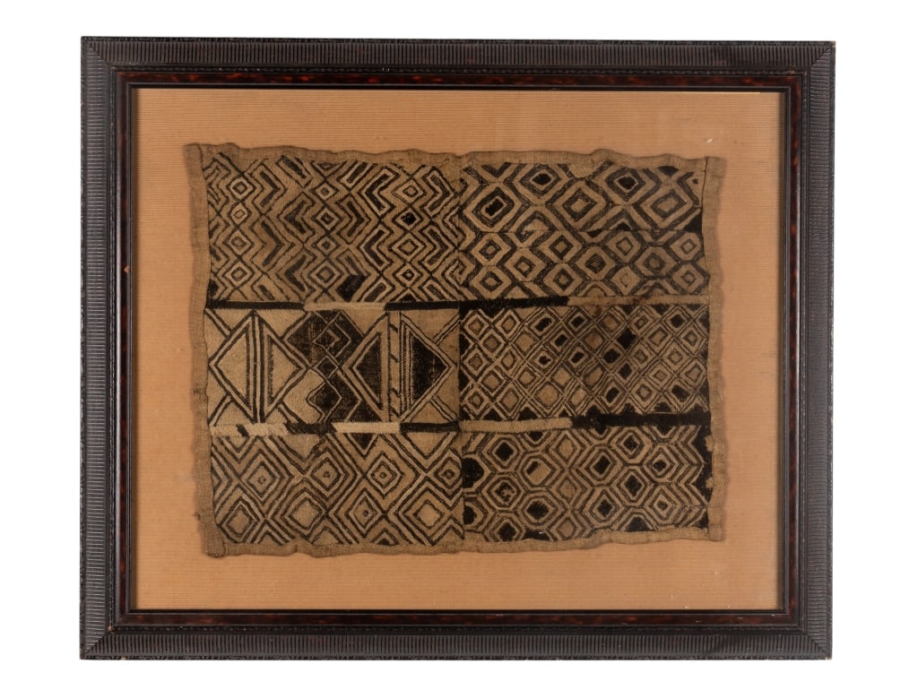 FRAMED AFRICAN KUBA TEXTILE (1 of 7)