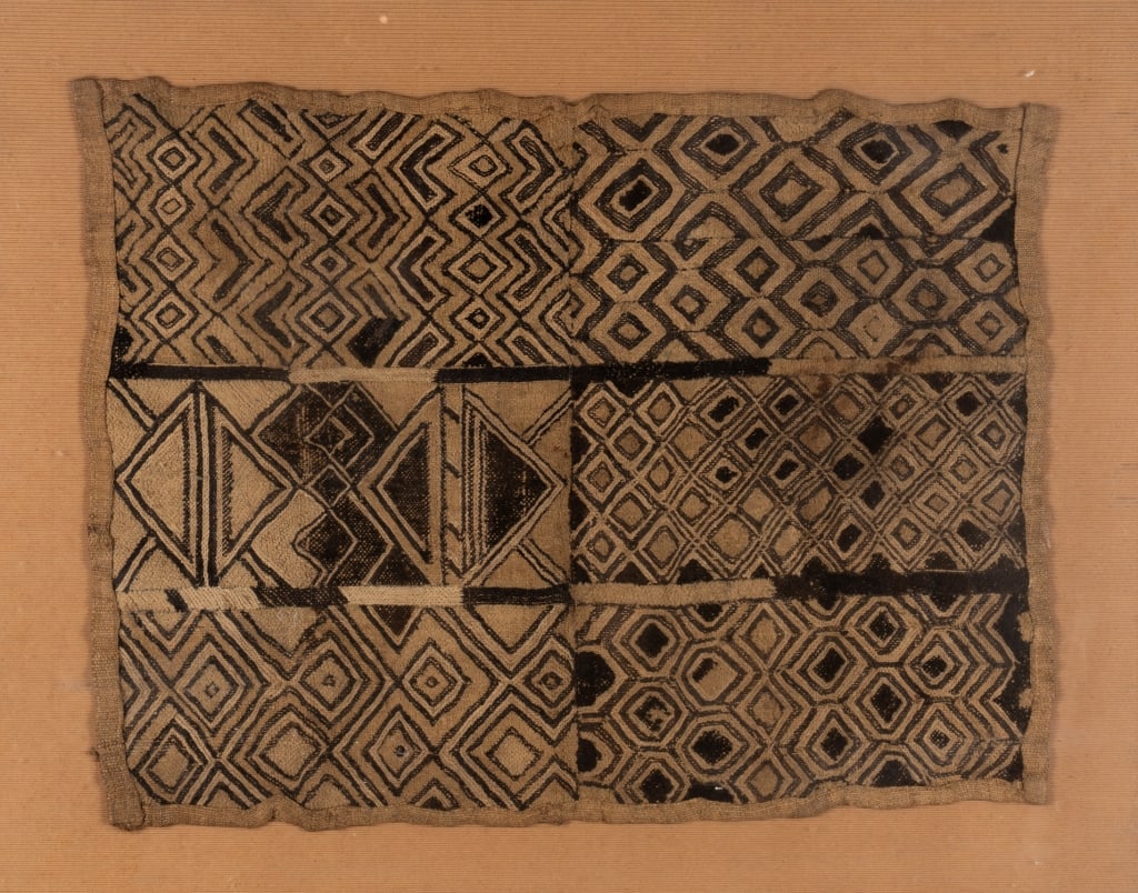 FRAMED AFRICAN KUBA TEXTILE - 3