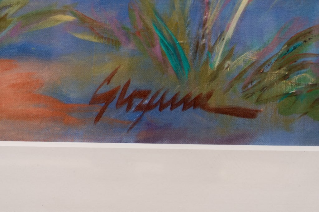 SUZANNE WILKINS, 'DUNES AT DUSK II', LITHOGRAPH - 3