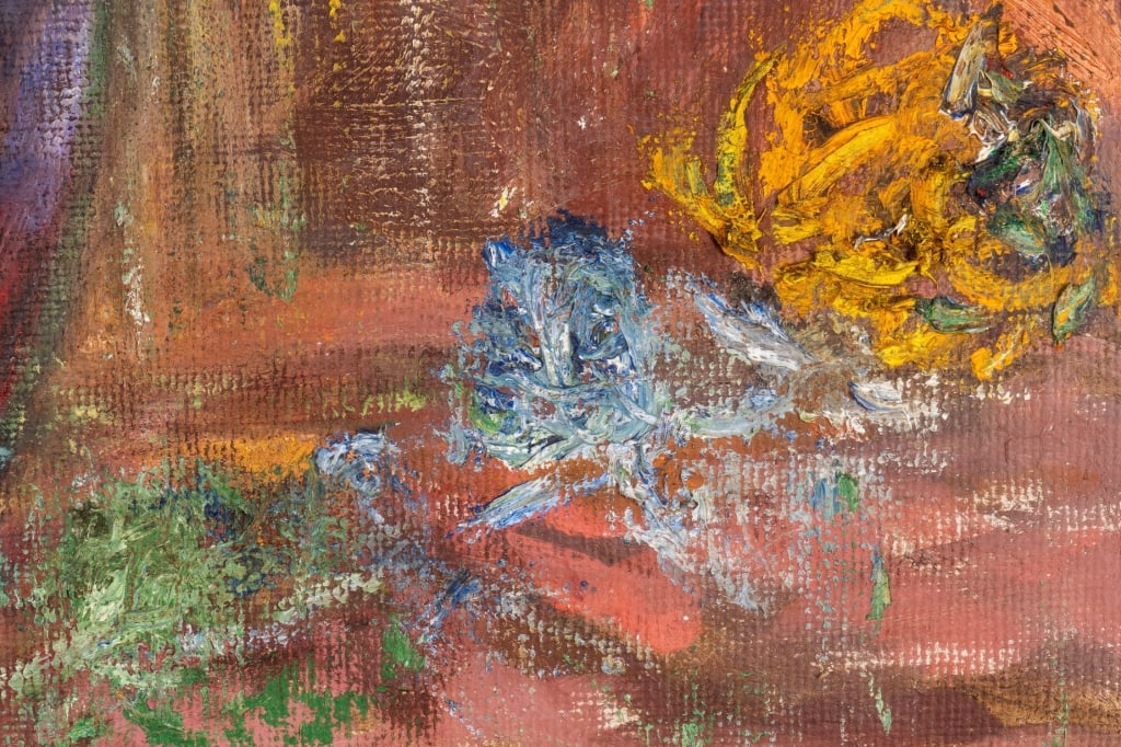 FLORAL STILL LIFE, OIL ON CANVAS - 3