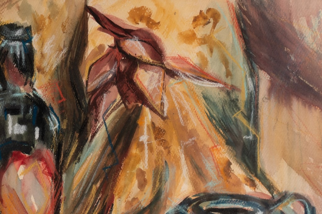 BARBARA MAGRATH, ABSTRACT STILL LIFE, MM/P - 6