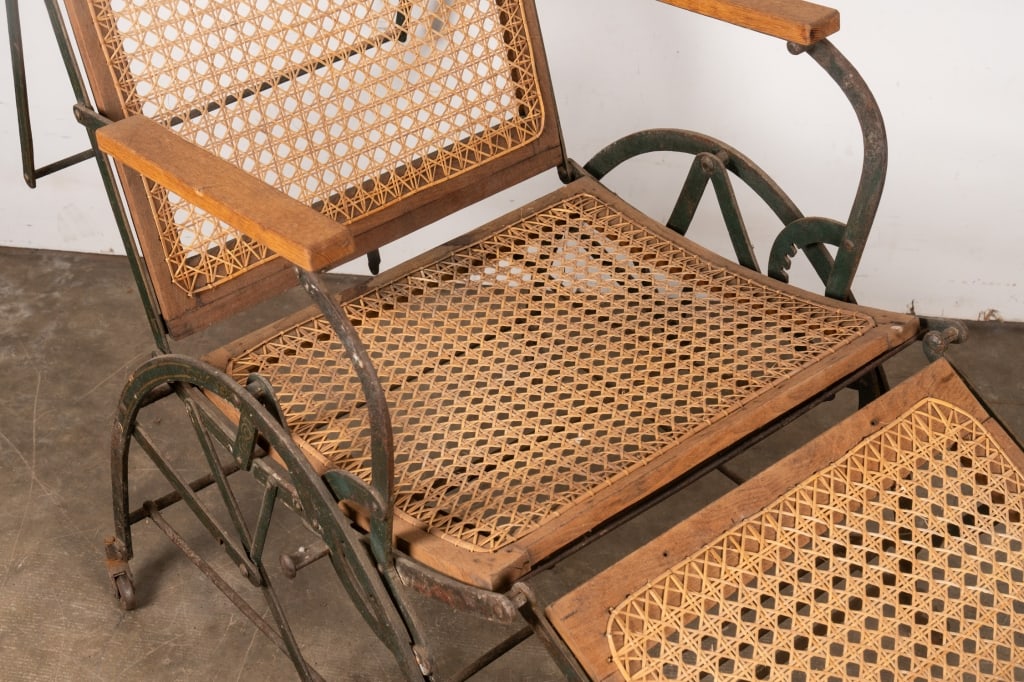 ANTIQUE WHEELCHAIR - 4