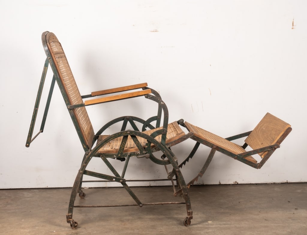 ANTIQUE WHEELCHAIR - 6