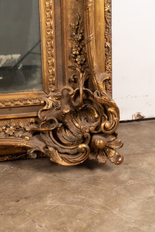 CONTEMPORARY ROCOCO STYLE ORNATE WALL MIRROR - 3