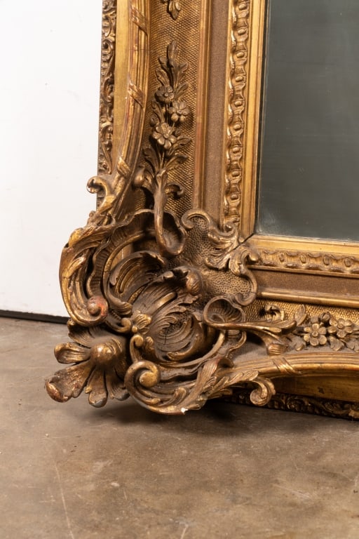 CONTEMPORARY ROCOCO STYLE ORNATE WALL MIRROR - 4