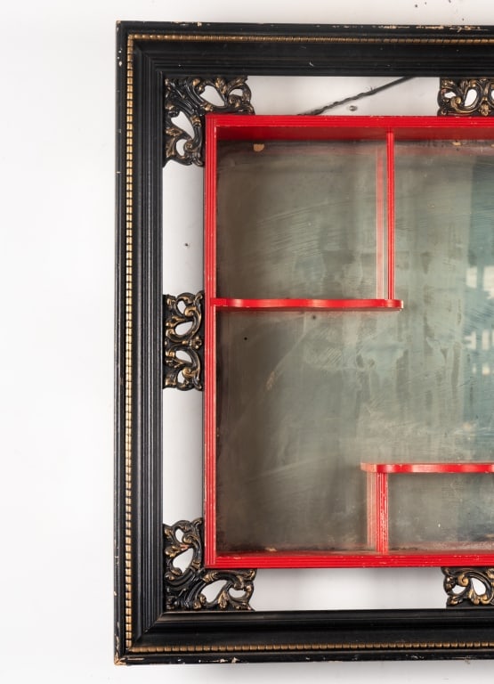 VINTAGE MIRRORED SHADOW BOX - 2