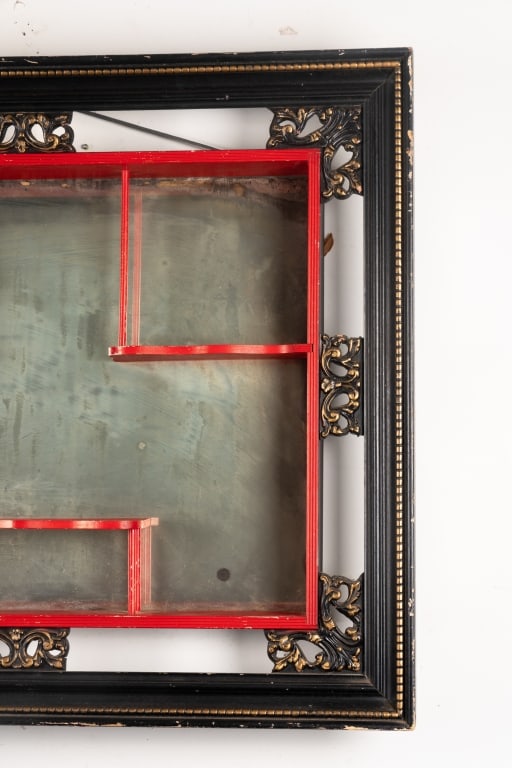 VINTAGE MIRRORED SHADOW BOX - 3