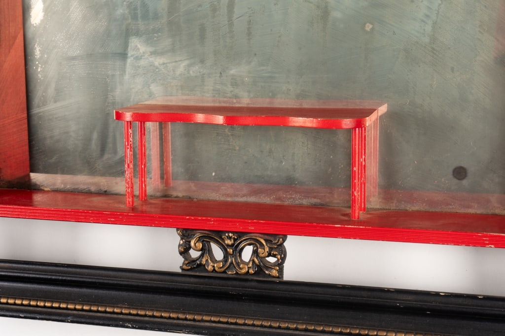 VINTAGE MIRRORED SHADOW BOX - 6