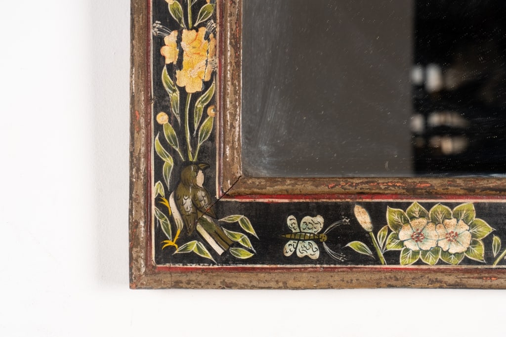 HAND-PAINTED VINTAGE ITALIAN MIRROR - 6