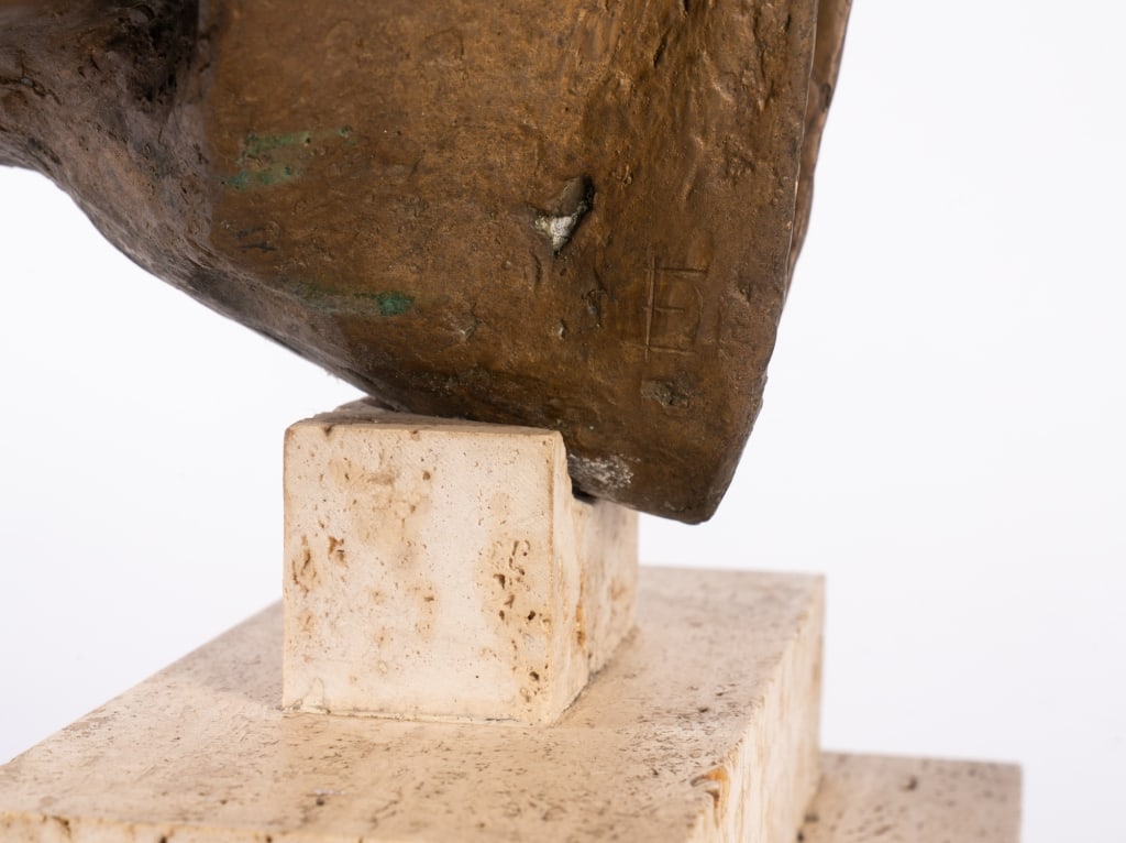 ABSTRACT BRONZE BUTTERFLY SCULPTURE - 4