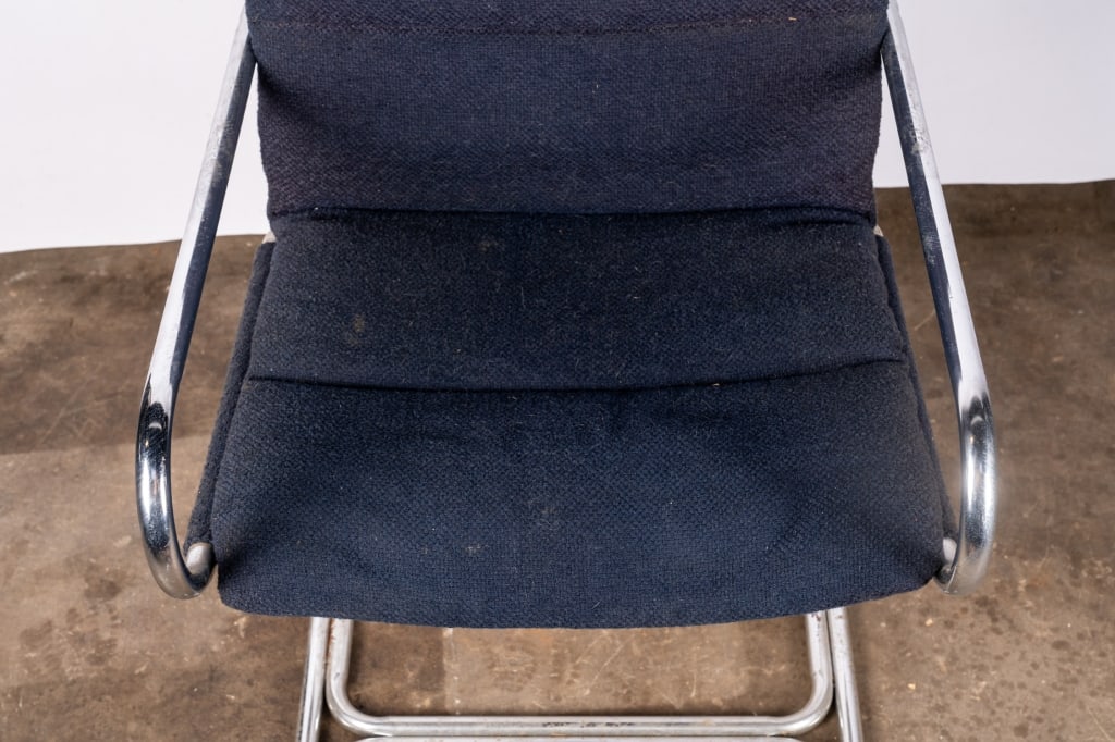SET OF 4 MCM CHROMED CHAIRS - 5