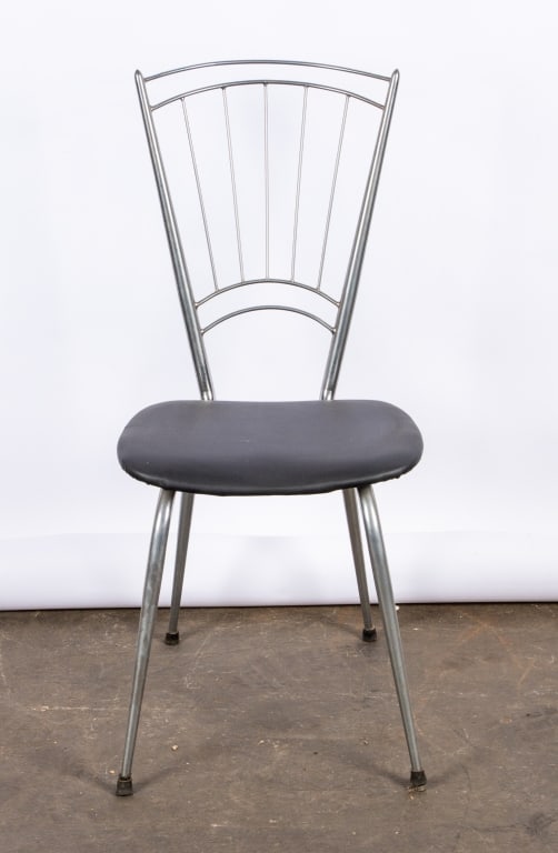 SET OF 8 MCM CHROME DINING CHAIRS - 6