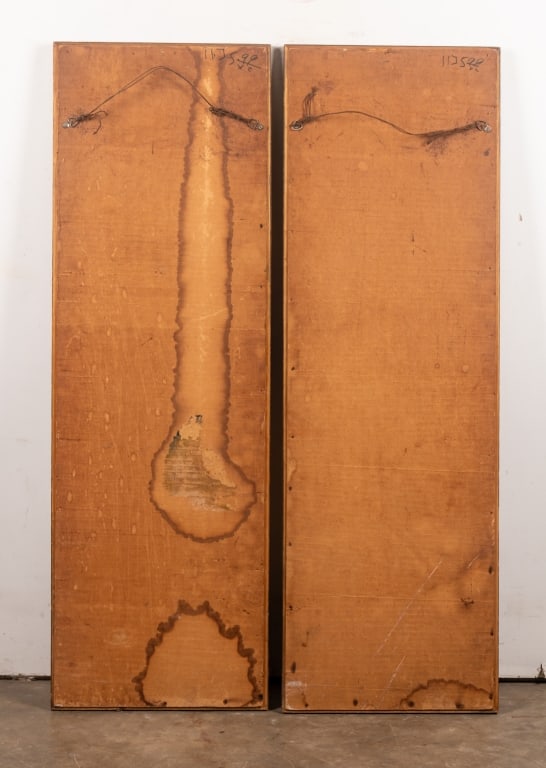 PAIR OF STILL LIFE TILE MURALS - 2
