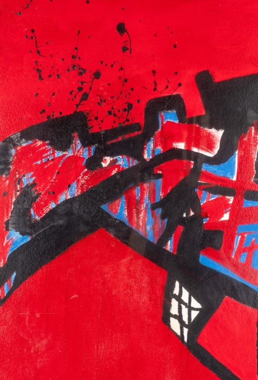SHOGUN, MIXED MEDIA ON PAPER - 4