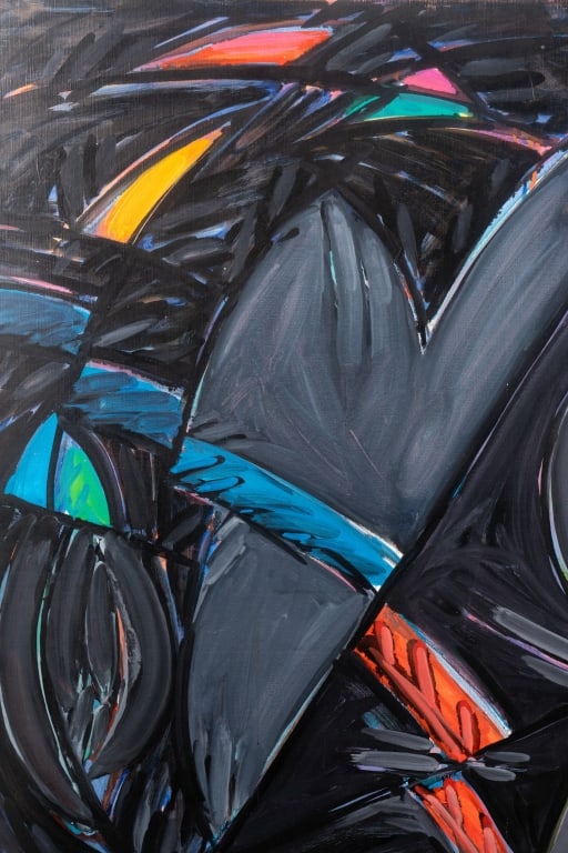 J. POLI GUILLOT, ABSTRACT LANDSCAPE PAINTING, 1987 - 4